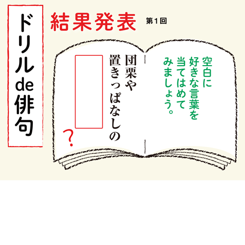 第１回 ドリルde俳句 最多類想賞 夏井いつきのおウチde俳句くらぶ